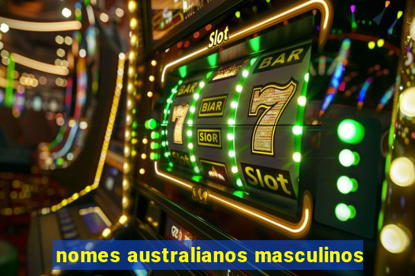 nomes australianos masculinos